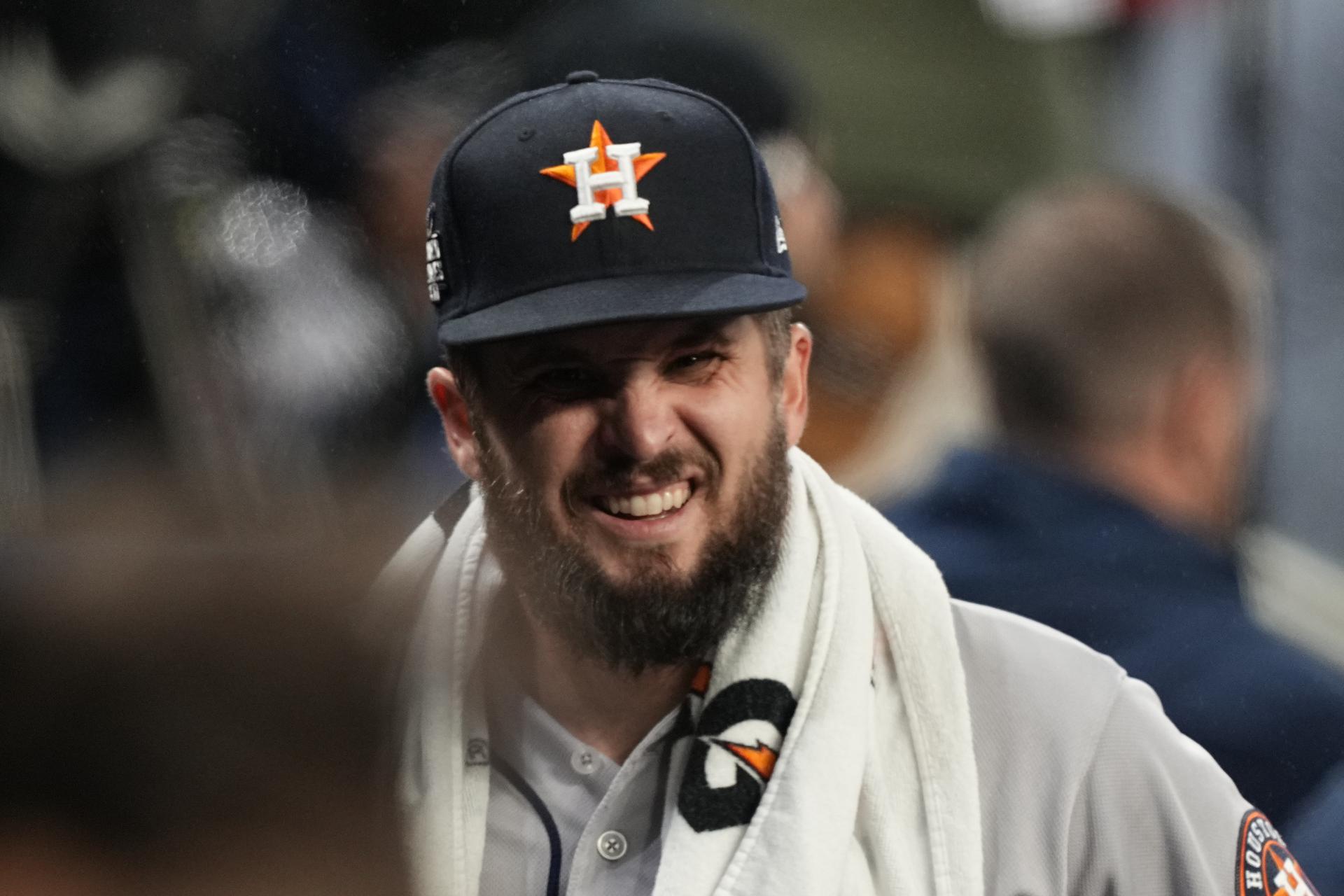 Kendall Gravement with the Astros in 2021