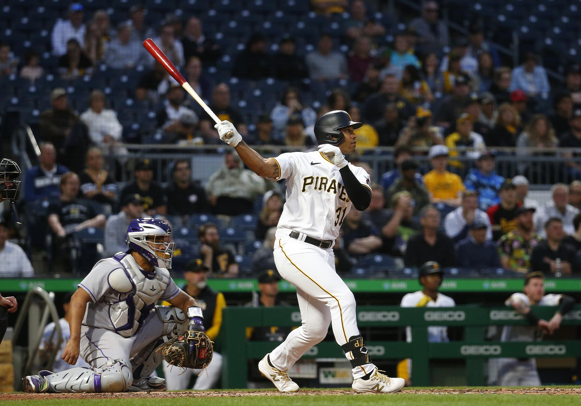 Pittsburgh Pirates: Cal Mitchell with his first Major League home