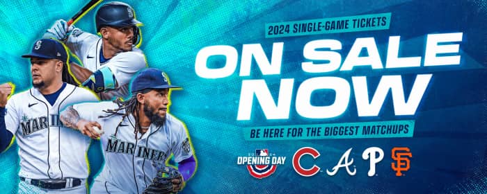 Mariners single-game tickets are on sale now