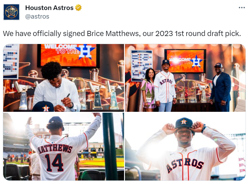 @Astros tweet