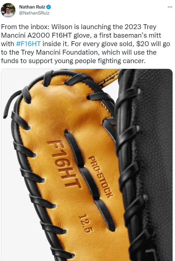 Trey Mancini glove 