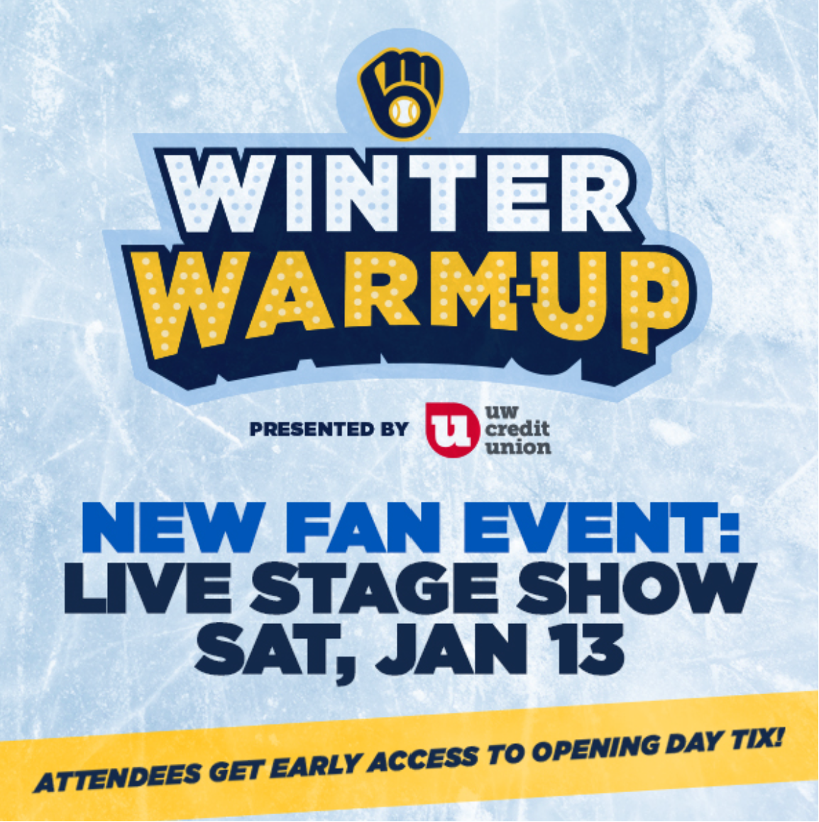 Brewers Winter Warm-Up poster