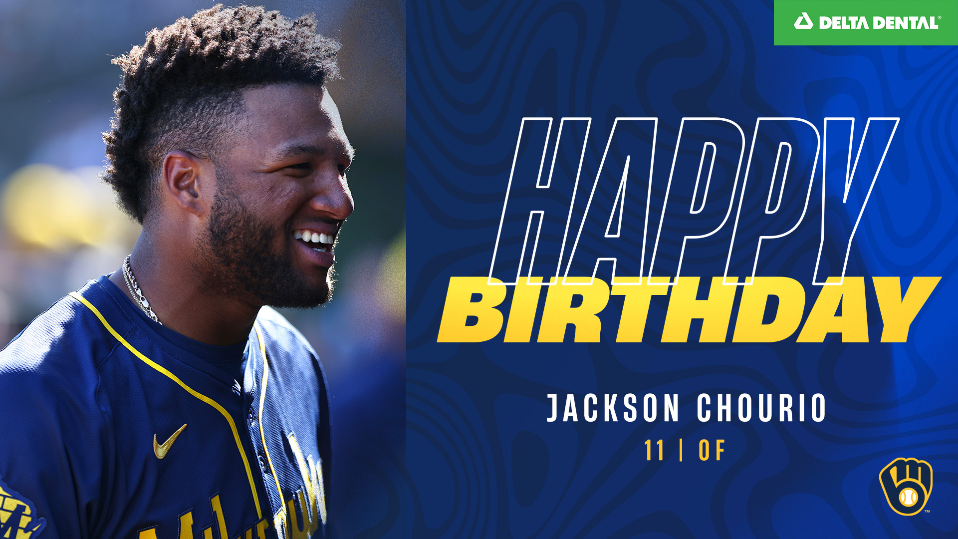 Happy birthday graphic for Jackson Chourio