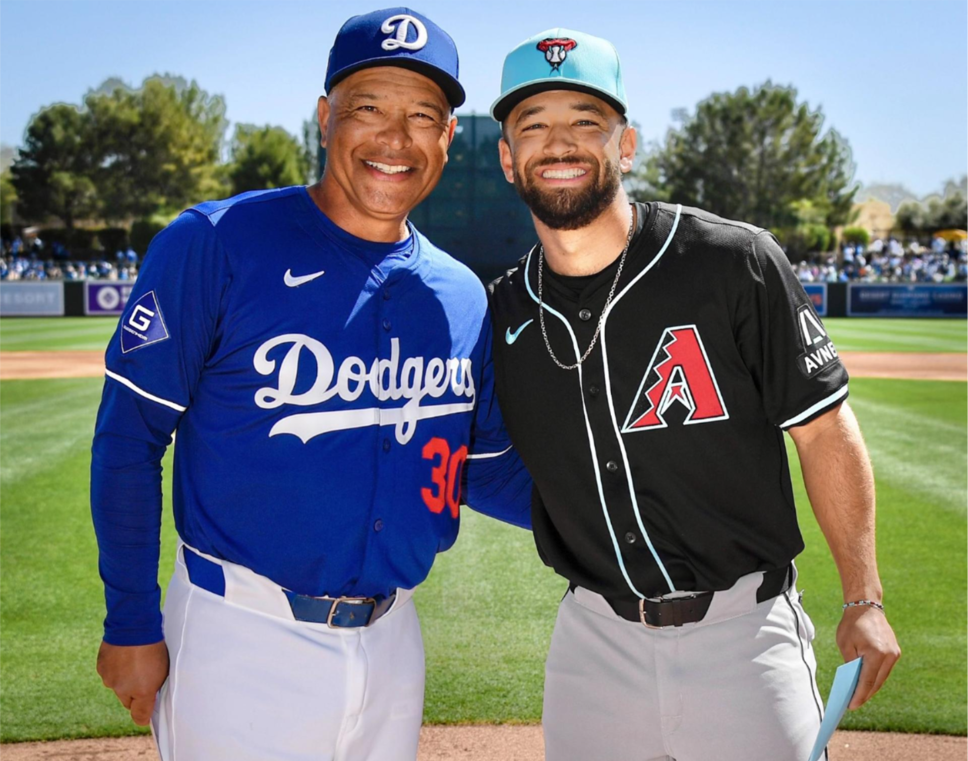 Dave Roberts and Cole Roberts