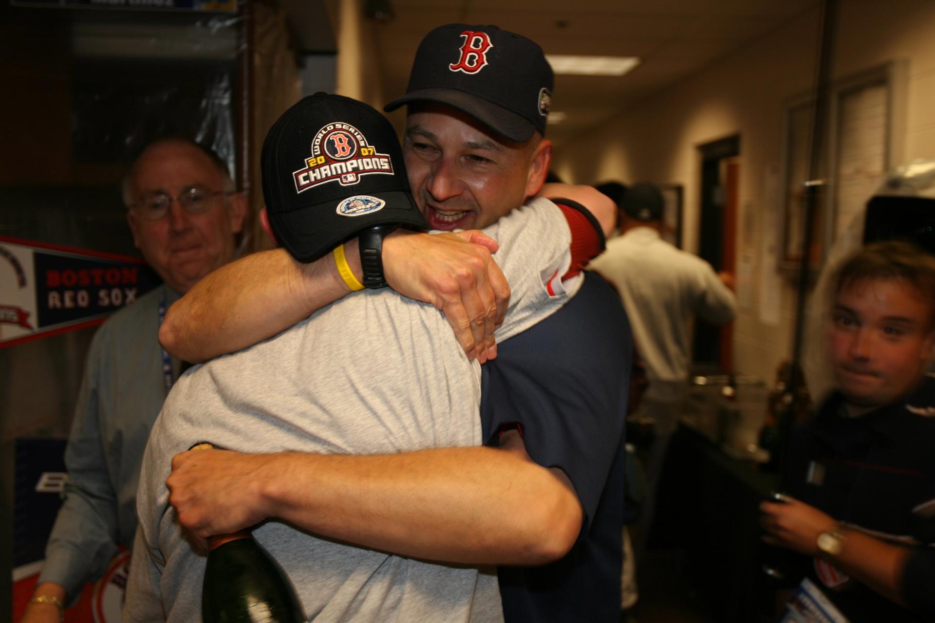 Terry Francona after winning the World Series