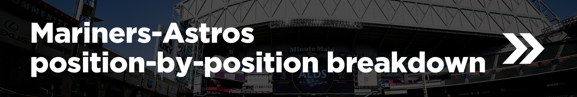Mariners-Astros position-by-position breakdown