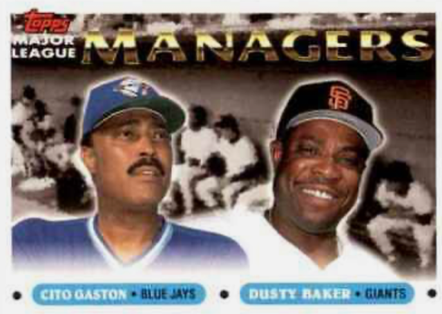 Cito Gaston and Dusty Baker