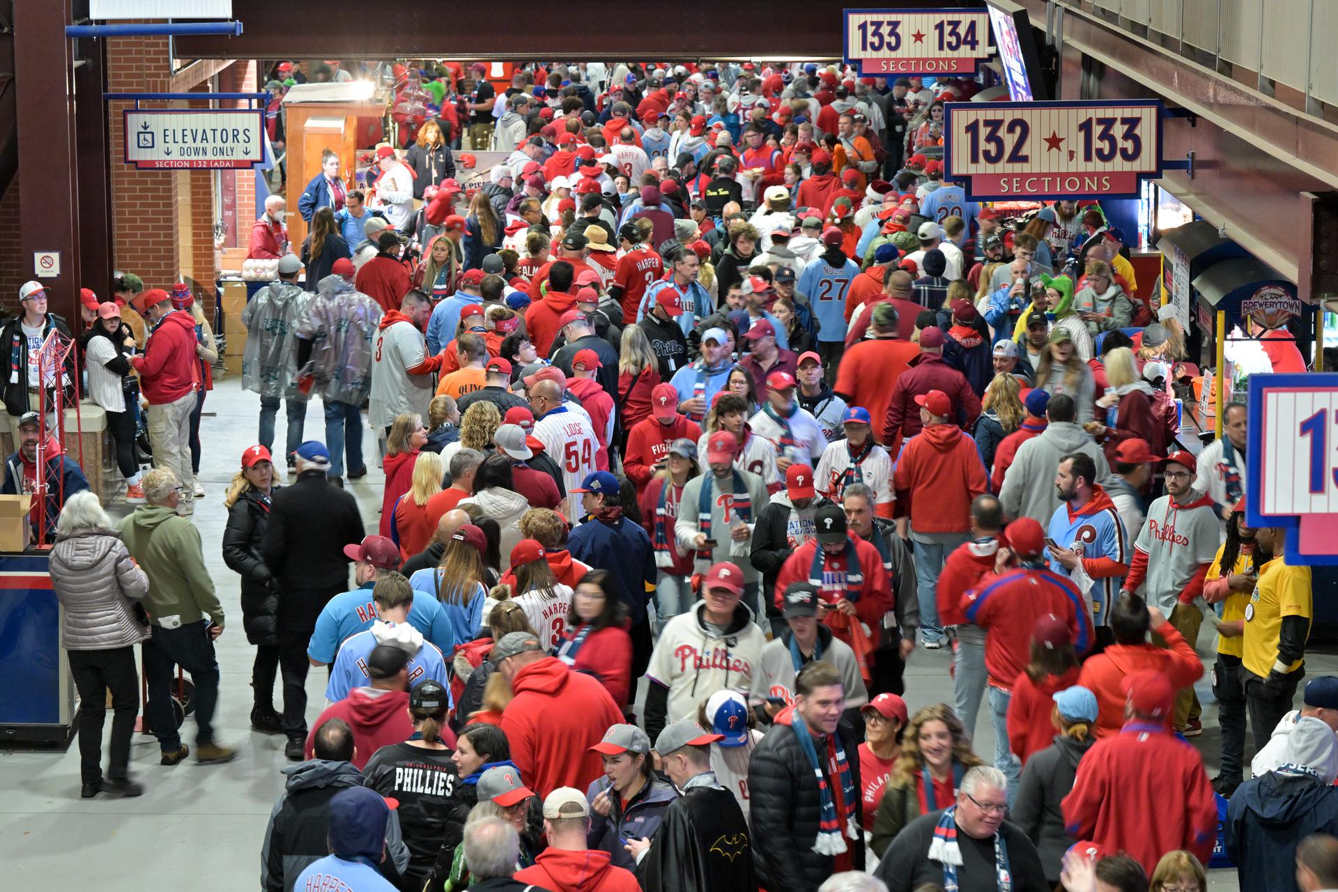 Fans at Citizens Bank Park