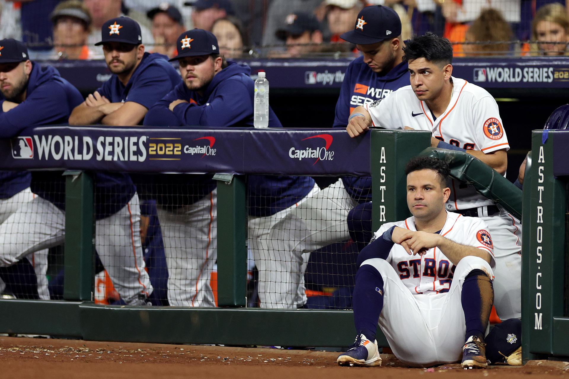 Astros dugout