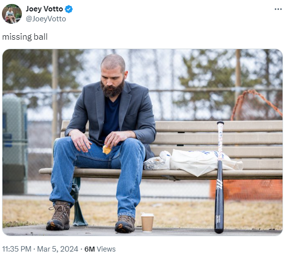 Joey Votto's tweet