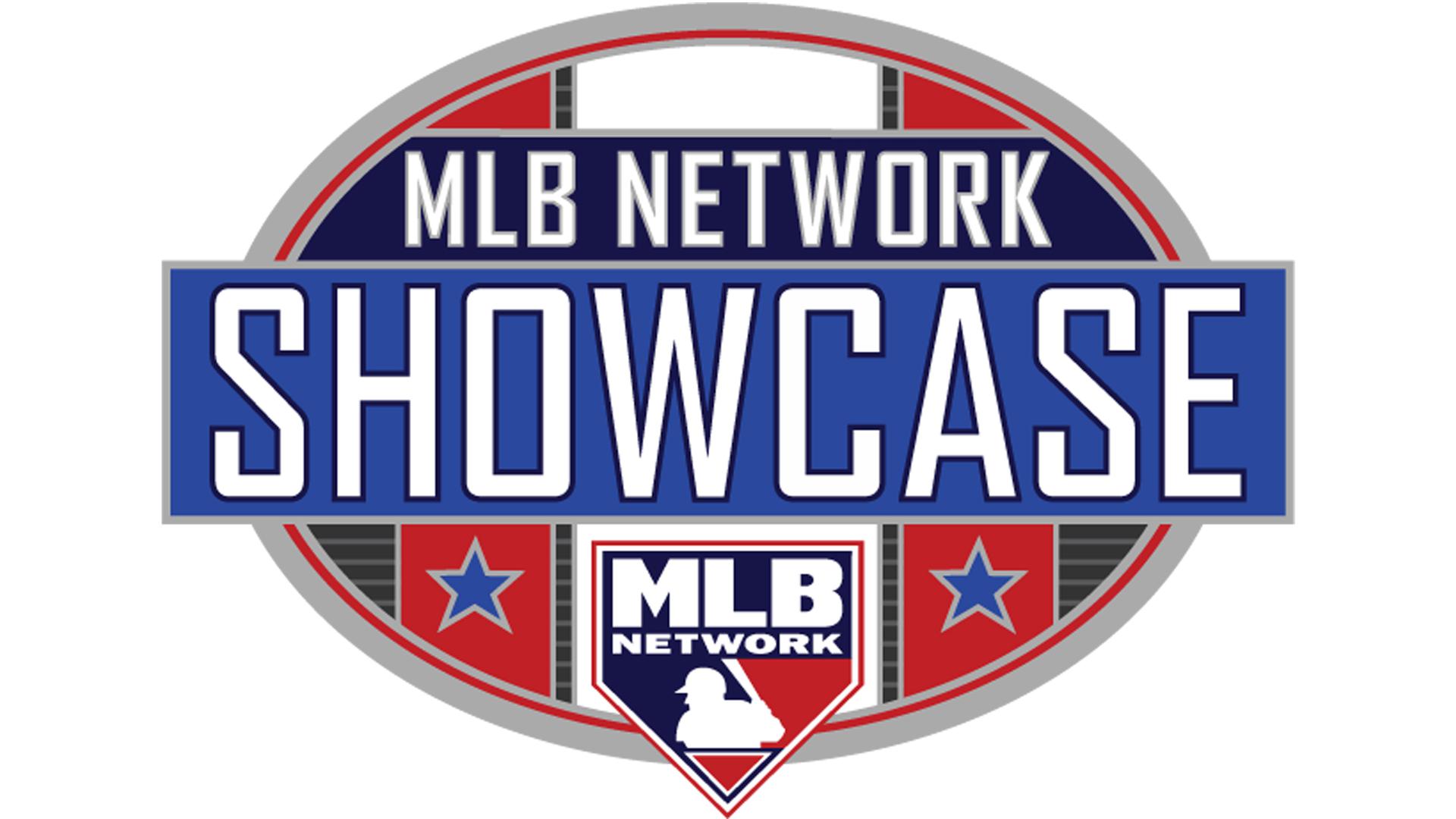 MLB Network Showcase logo in red, white and blue