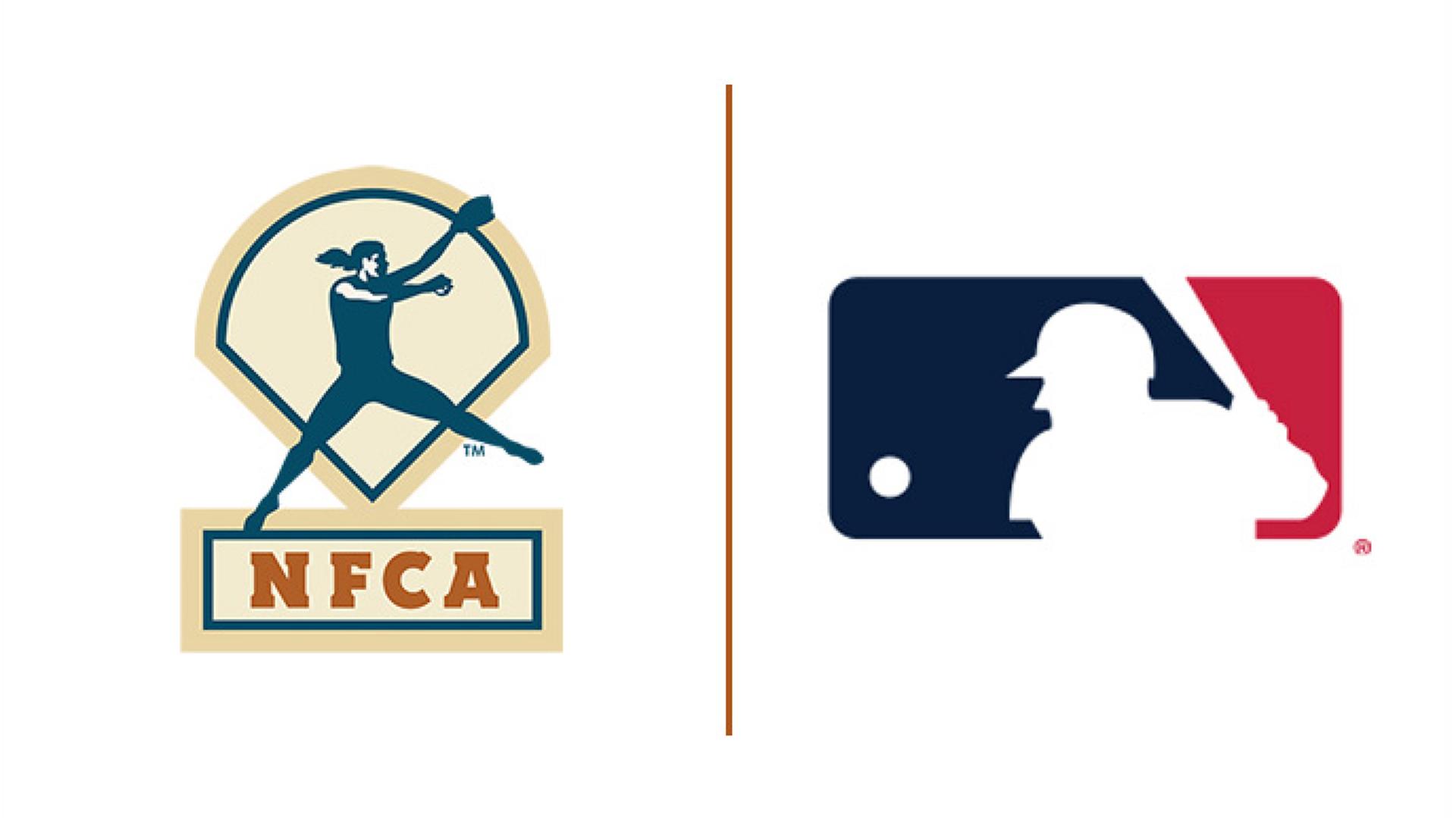 NFCA, MLB logos