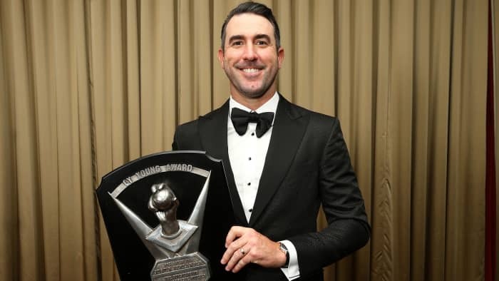 Justin Verlander in a tuxedo