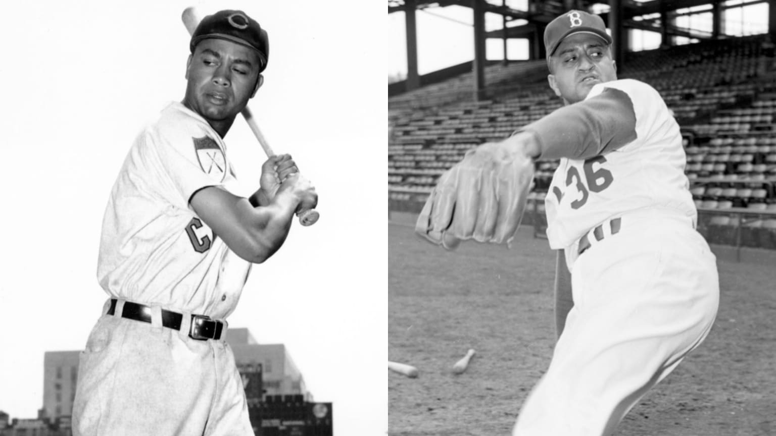 An image of Larry Doby and Don Newcombe