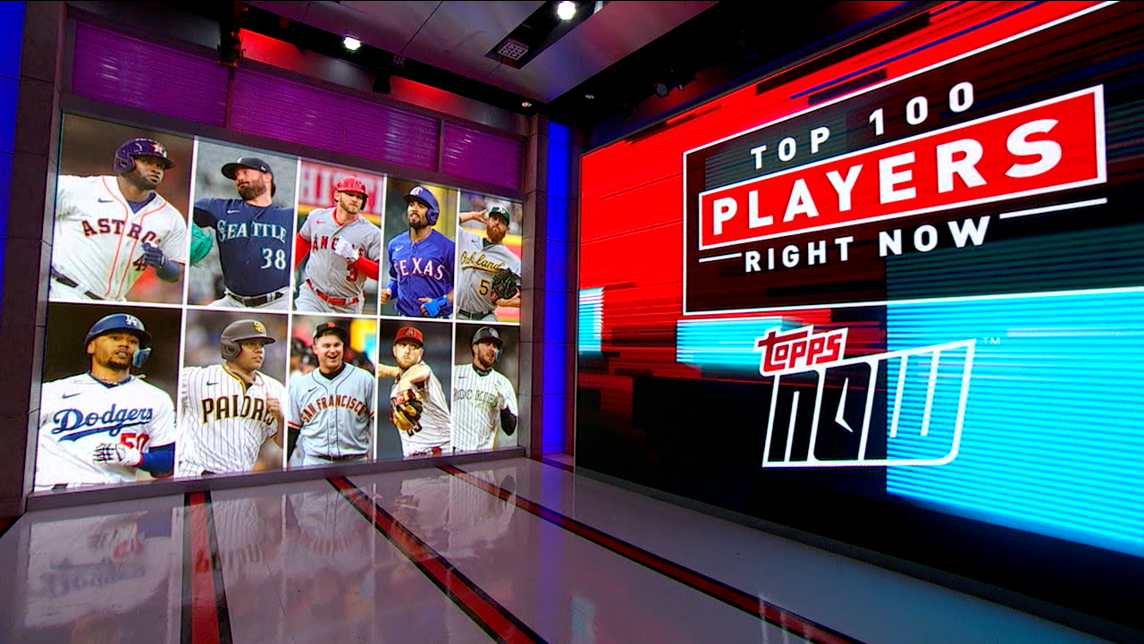 MLB Network studio during the Top 100 show