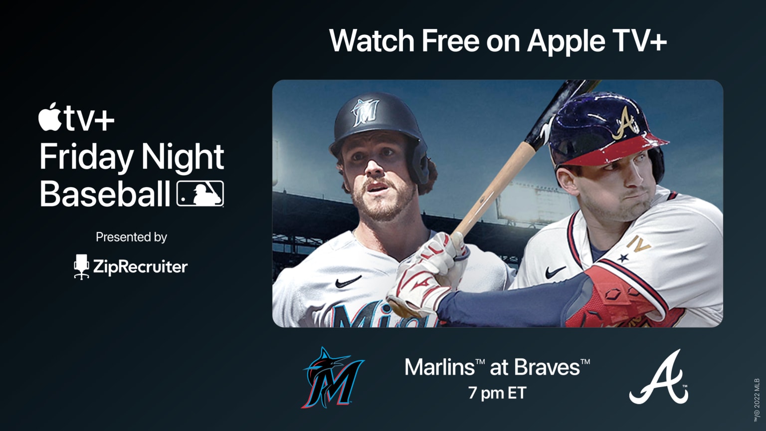 Marlins and Braves on Apple TV+