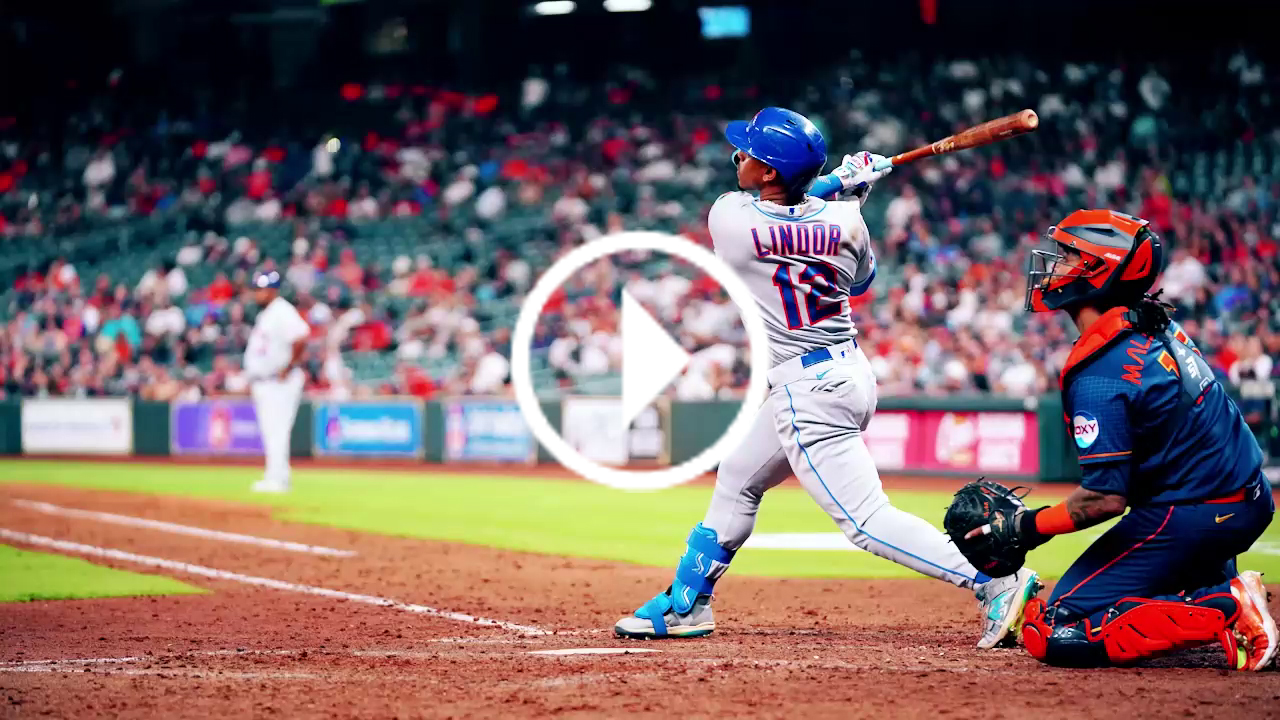 Lindor swinging